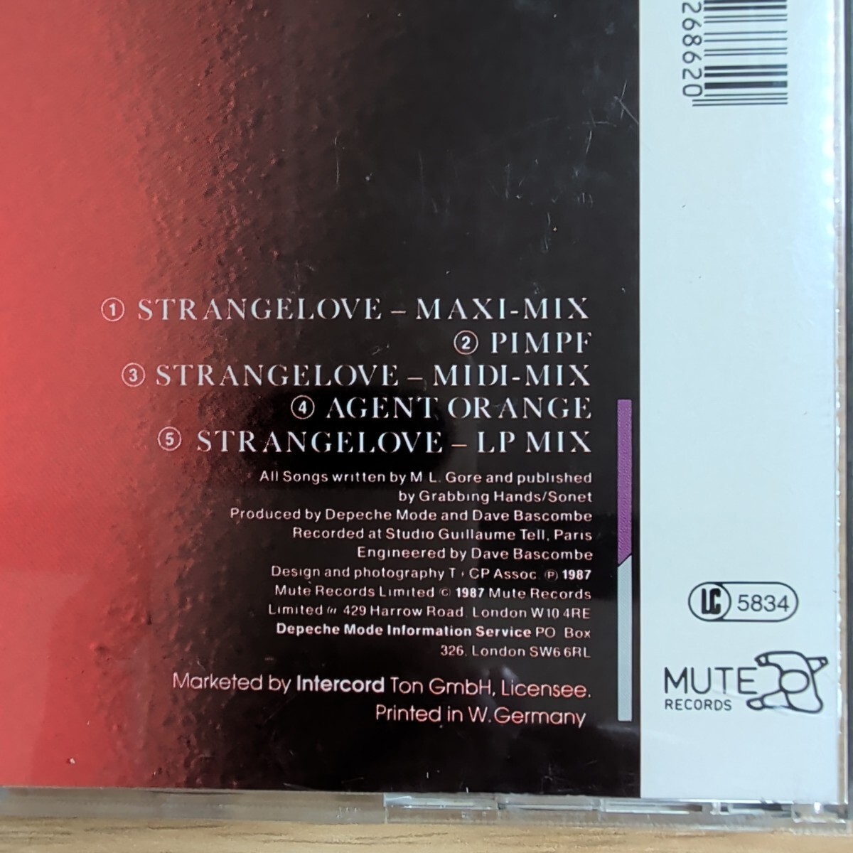 DEPECHE MODE/デペッシュ・モード STRANGELOVE/ストレンジラブ ユーズド品_画像3