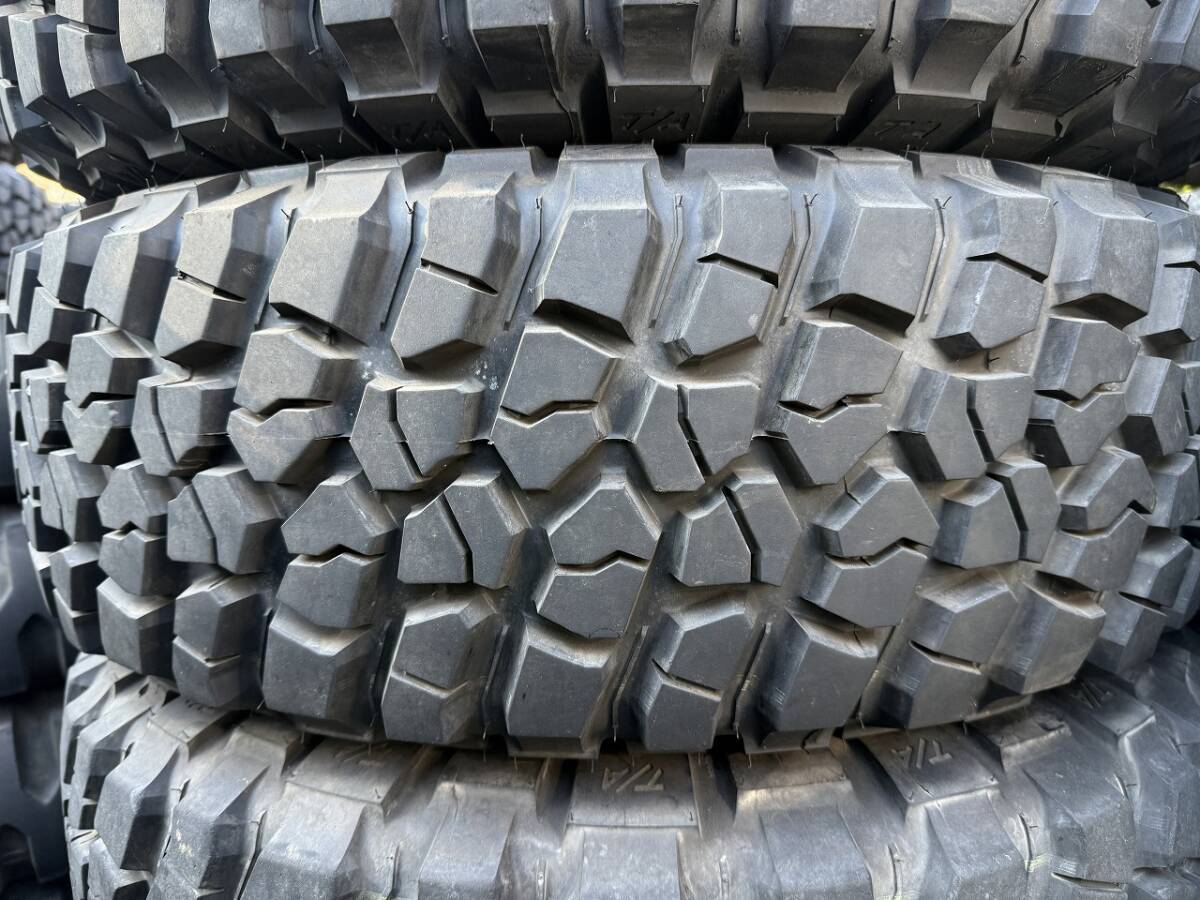 ★1円スタート★ BFグッドリッチタイヤ　LT255/75R17　マッドテレーンKM2 タイヤのみ４本セット　◆中古品◆_画像3