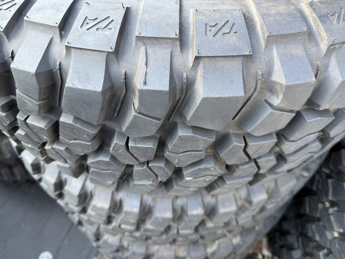 ★1円スタート★ BFグッドリッチタイヤ　LT255/75R17　マッドテレーンKM2 タイヤのみ４本セット　◆中古品◆_画像7