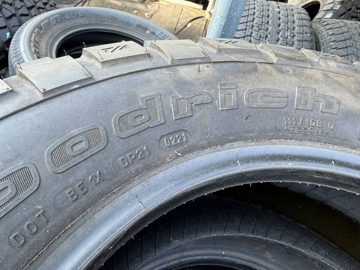 ★1円スタート★ BFグッドリッチタイヤ　LT255/75R17　マッドテレーンKM2 タイヤのみ４本セット　◆中古品◆_画像9