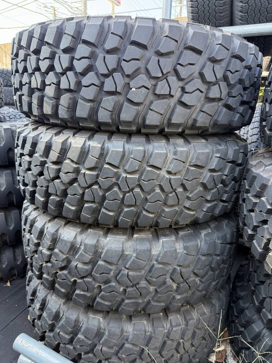 ★1円スタート★ BFグッドリッチタイヤ　LT255/75R17　マッドテレーンKM2 タイヤのみ４本セット　◆中古品◆_画像1