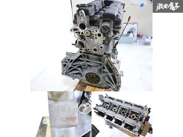 ★売り切り★ ホンダ 純正 EG6 シビック SiR 5MT 5速 B16A ノーマル エンジン 本体 V-TEC 黒ヘッド 即納 棚E_画像9