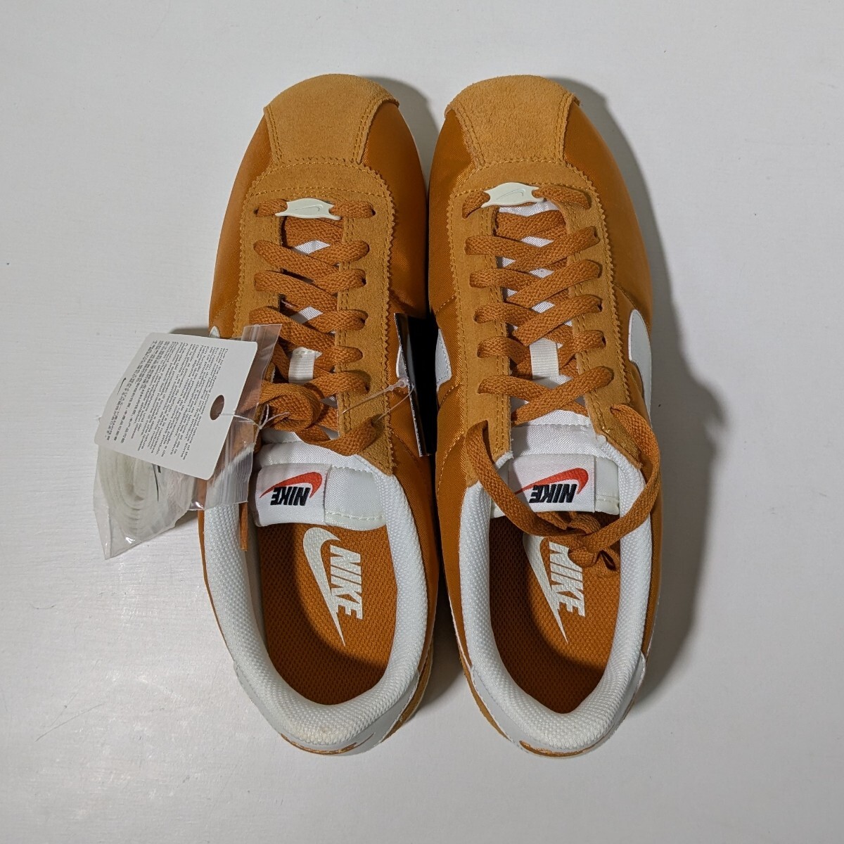 新品 27.5cm Nike Cortez TXT ナイキ コルテッツ テキスタイル HF0263-800 モナーク ブラウン レトロランニングスニーカー US9.5_画像2