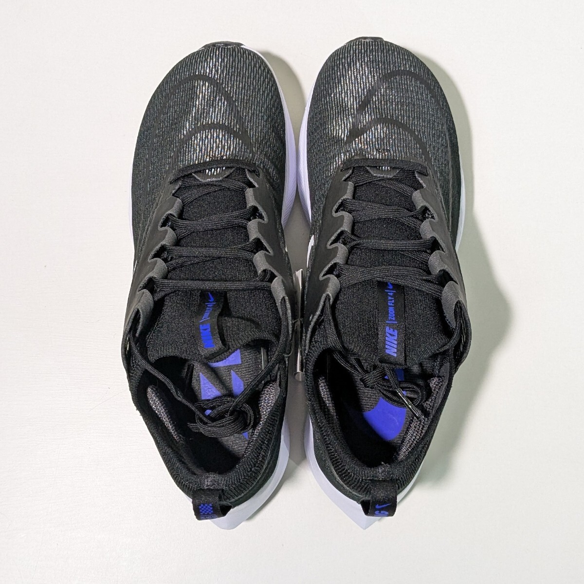 新品 26.5cm Nike Zoom Fly 4 ナイキ ズームフライ 4 CT2392-100 ブラック 黒 カーボン ランニングシューズ マラソン US8.5_画像2