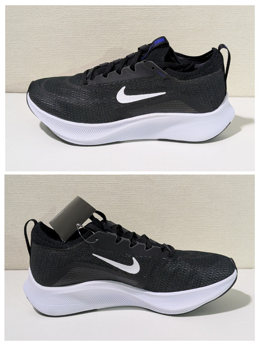 新品 26.5cm Nike Zoom Fly 4 ナイキ ズームフライ 4 CT2392-100 ブラック 黒 カーボン ランニングシューズ マラソン US8.5_画像5