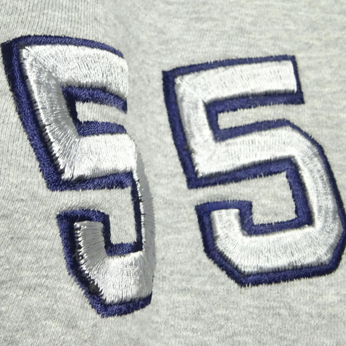 ★レア♪トリプルファイブソウル★フルジップスウェットパーカーXL/グレーフーディーTRIPLE FIVE SOUL 555ソウルスウェットシャツメンズ_画像6