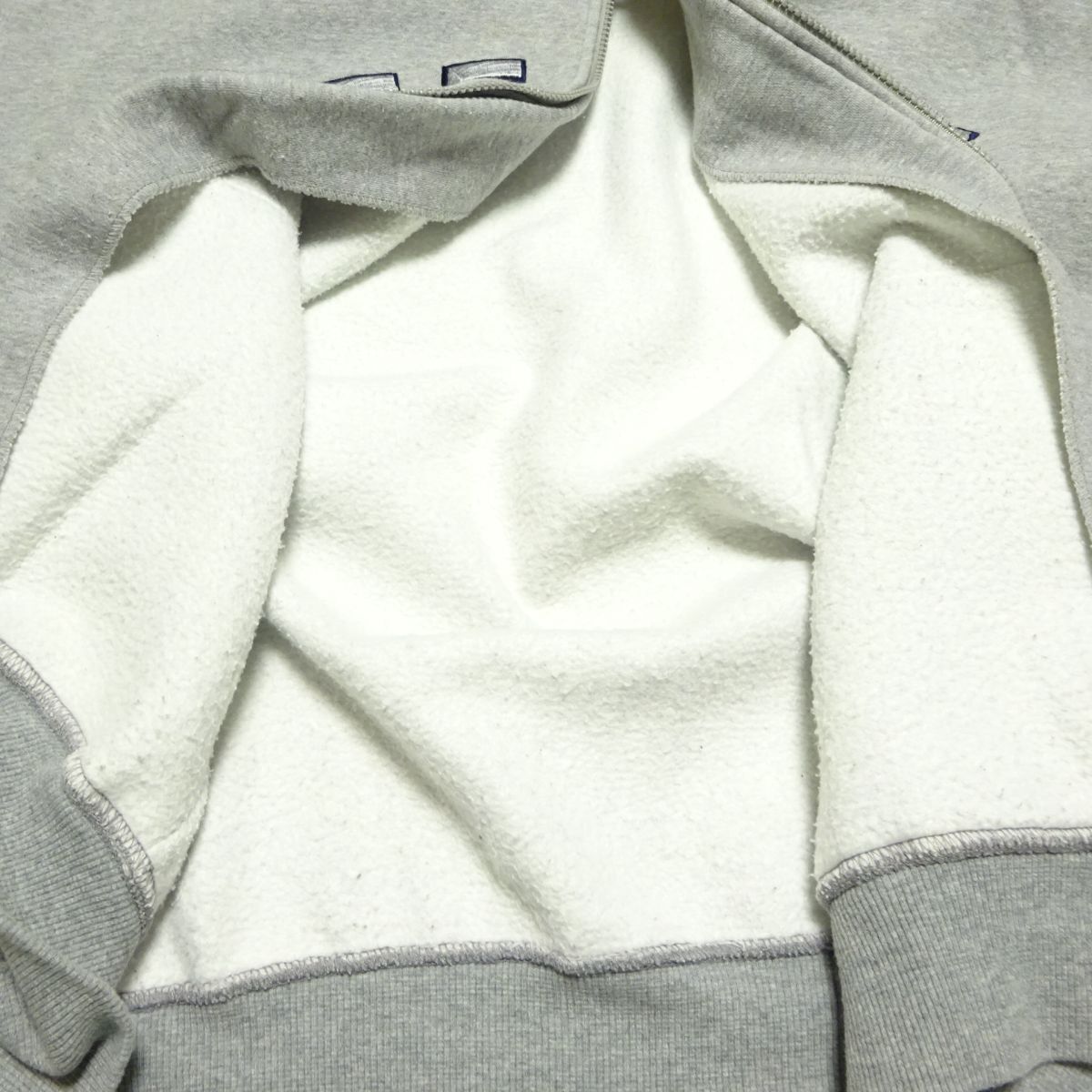 ★レア♪トリプルファイブソウル★フルジップスウェットパーカーXL/グレーフーディーTRIPLE FIVE SOUL 555ソウルスウェットシャツメンズ_画像8