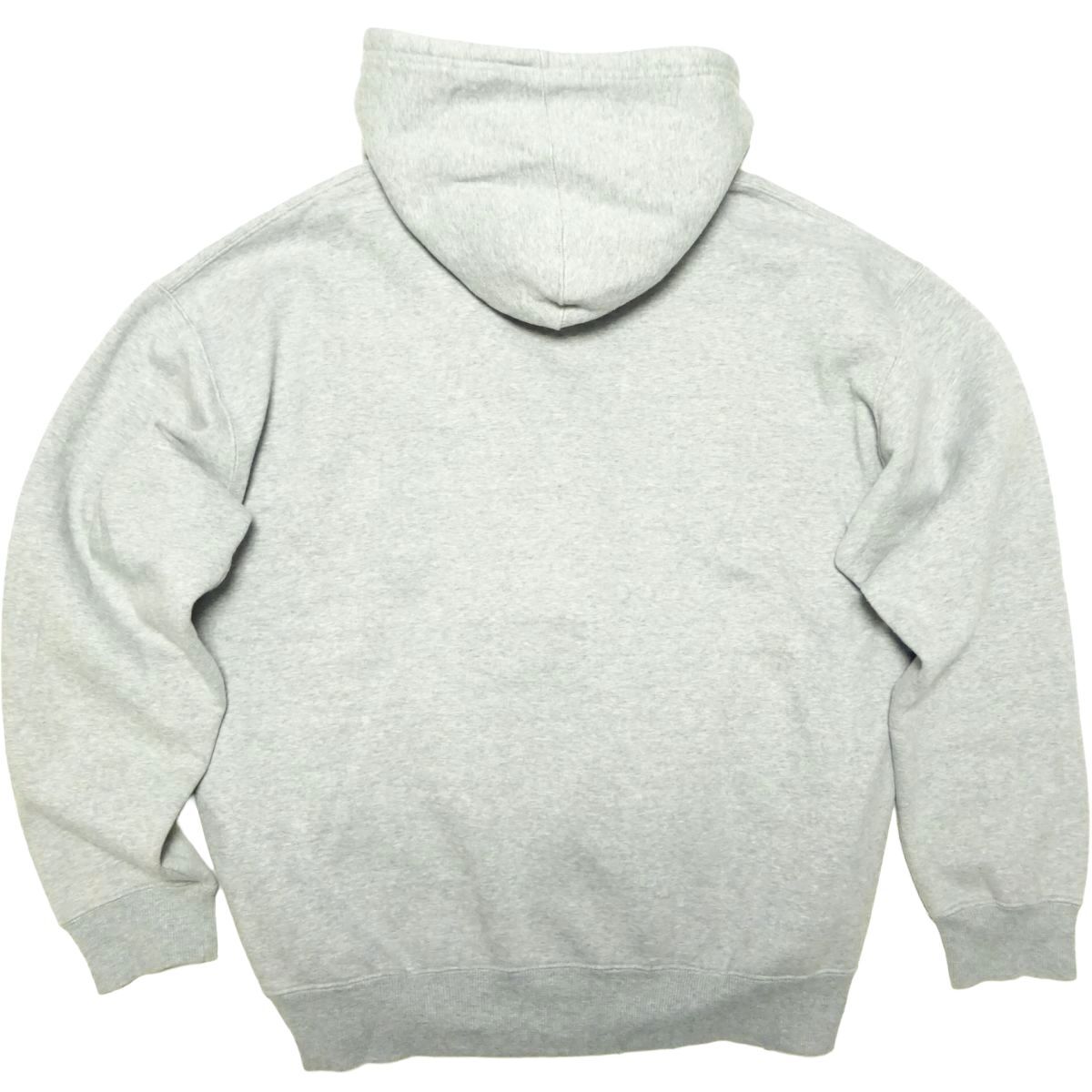 ★レア♪トリプルファイブソウル★フルジップスウェットパーカーXL/グレーフーディーTRIPLE FIVE SOUL 555ソウルスウェットシャツメンズ_画像2