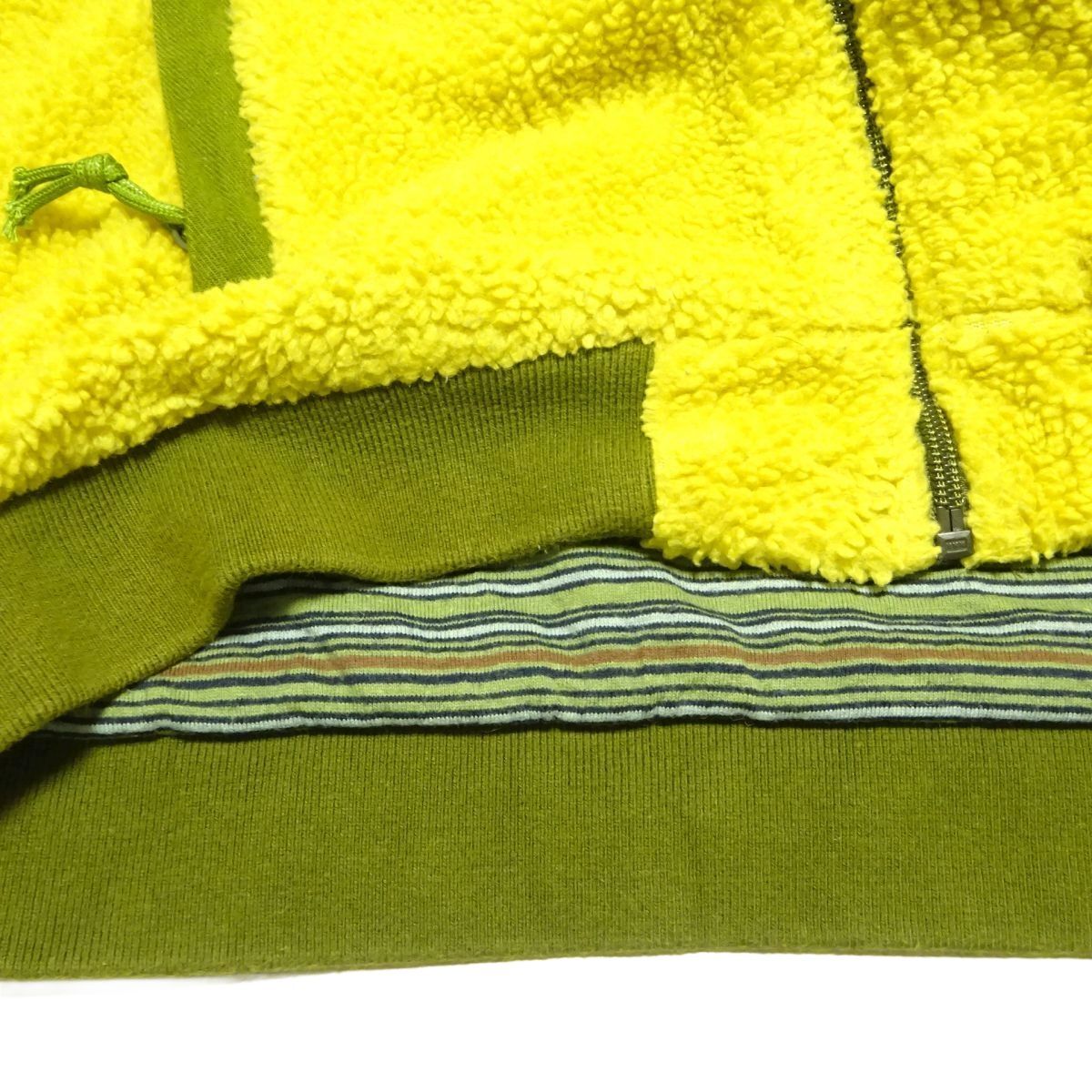 ★GOHEMP★モコモコ♪フルジップボアフリースベストS/ゴーヘンプゴーウエストGOWESTメンズアウトドアウェアフリースジャケット_画像7