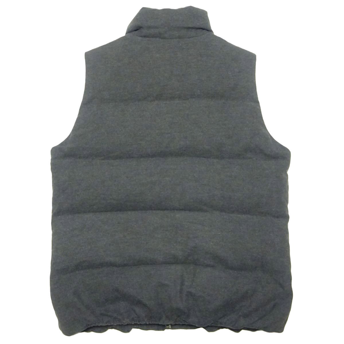 ★ルコック★ダウンベストM/チャコールグレーlecoqメンズゴルフウェアダウンジャケットブルゾンジャンパー中綿ベスト_画像2