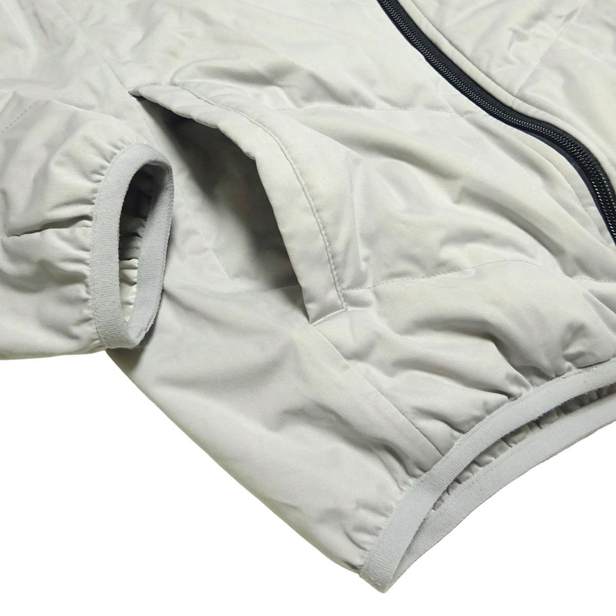 ★アディダス★薄手ダウンジャケットM/ライトグレーadidasメンズゴルフウェアジャンパーブルゾンジャージテーラーメイド_画像7