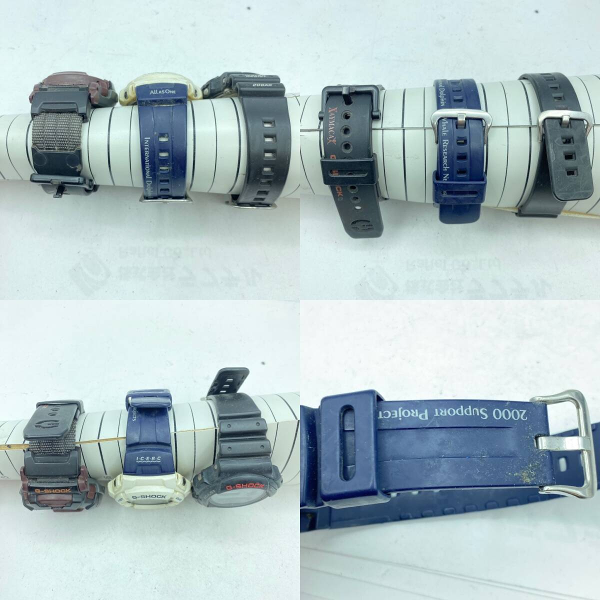 『AA2』動作未確認 CASIO カシオ G-shock/Baby-G イルクジ コラボ G-100K 限定/G-クール/ショックレジスト/他 おまとめ6本 現状品_画像6