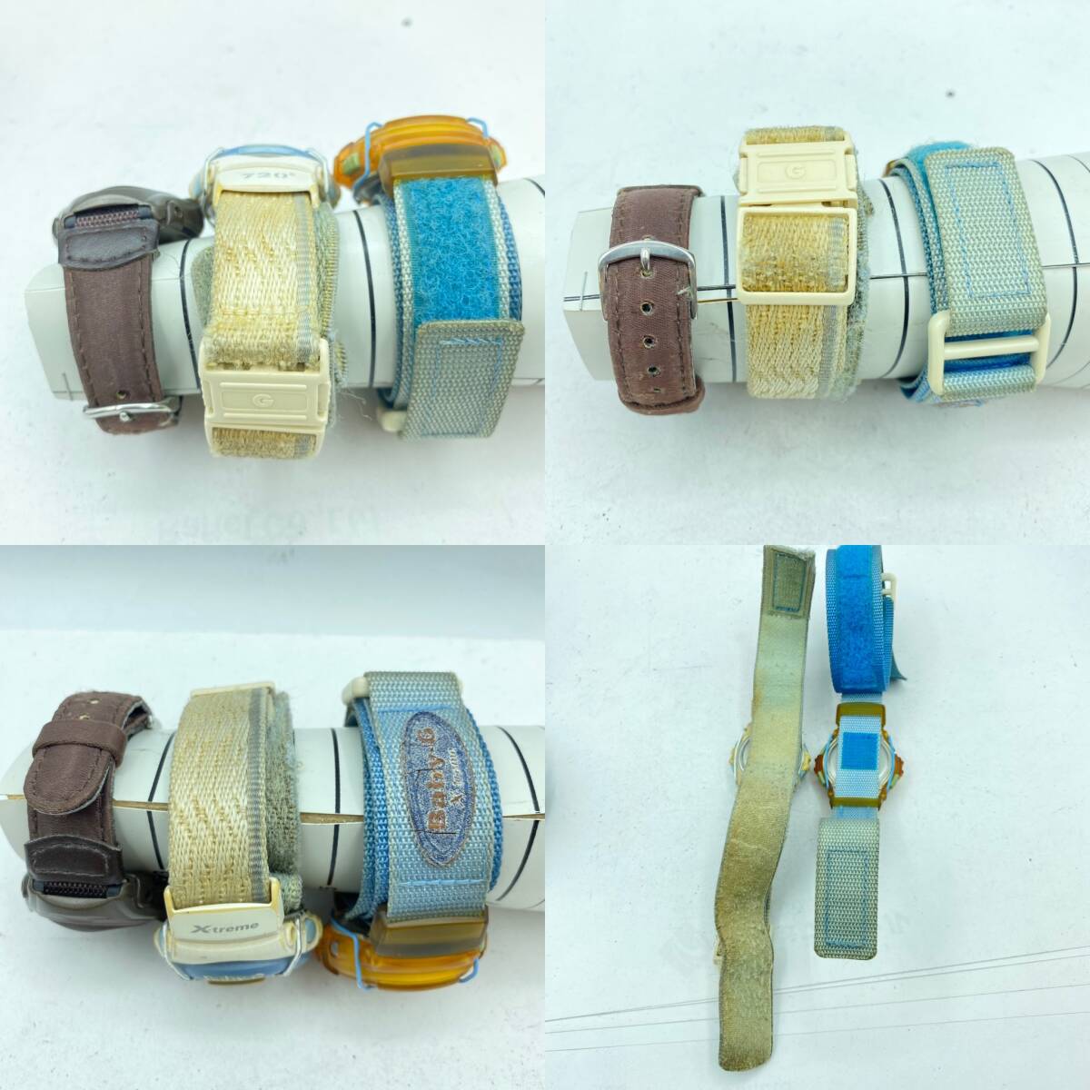 『AA2』動作未確認 CASIO カシオ G-shock/Baby-G イルクジ コラボ G-100K 限定/G-クール/ショックレジスト/他 おまとめ6本 現状品_画像4