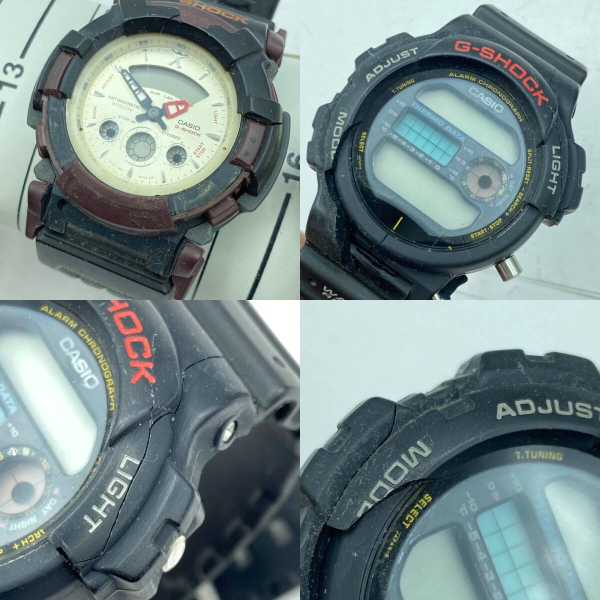 『AA2』動作未確認 CASIO カシオ G-shock/Baby-G イルクジ コラボ G-100K 限定/G-クール/ショックレジスト/他 おまとめ6本 現状品_画像8