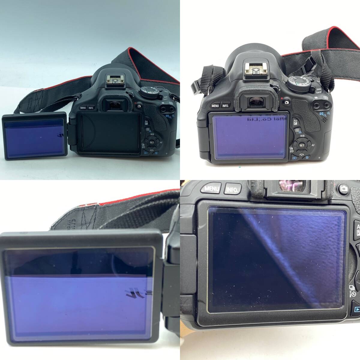 [AE8] через работоспособность не проверялась беззеркальный однообъективный Canon EOS kiss X5/CANON ZOOM LENS EF-S 18/55mm 1:3.5-5.6 IS Ⅱ текущее состояние товар 