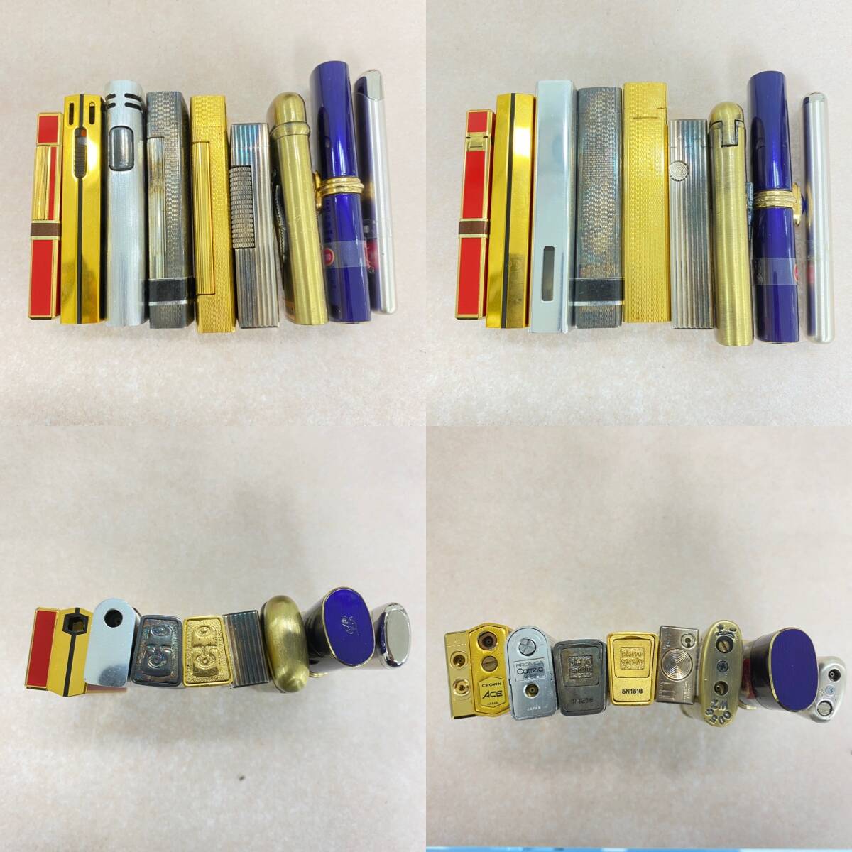 『AA6』7点火花有り/27点 ライター ダンヒル/ピエールカルダン/ミラショーン/ジュリエット/トラサルディー/プリンス/卓上ライター/他 現状_画像5