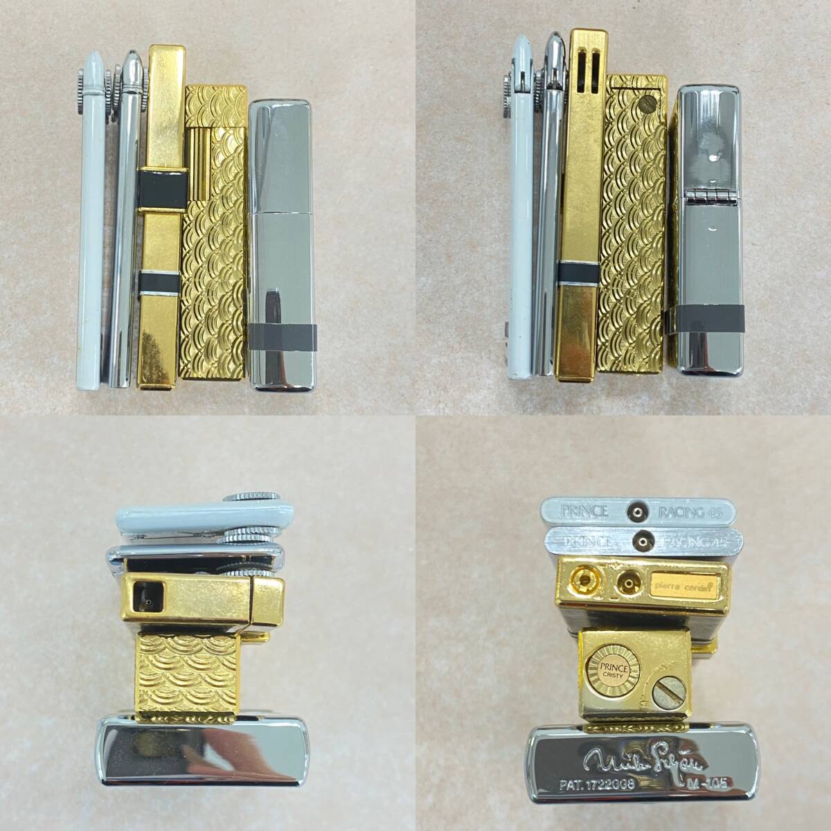 『AA6』7点火花有り/27点 ライター ダンヒル/ピエールカルダン/ミラショーン/ジュリエット/トラサルディー/プリンス/卓上ライター/他 現状_画像6