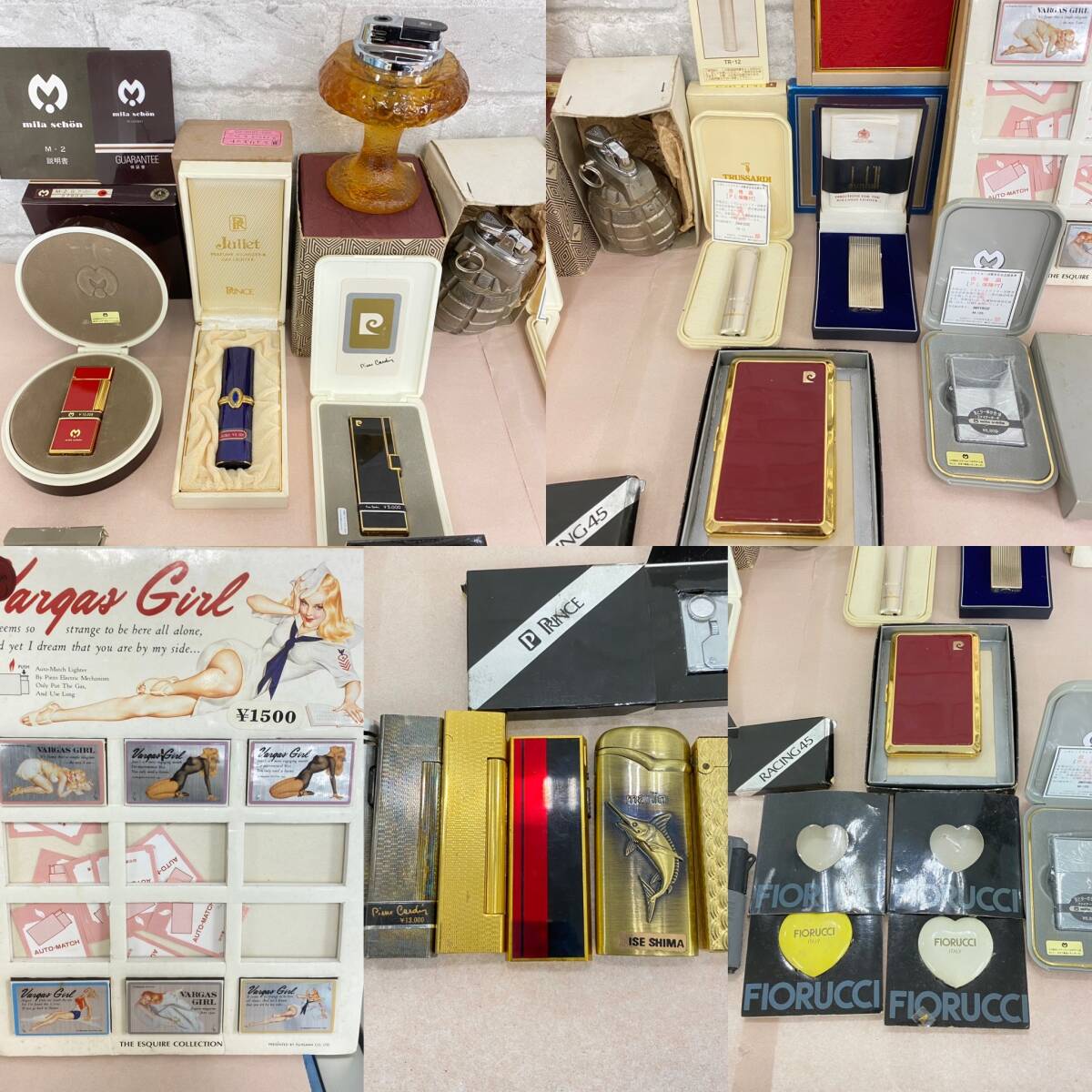 『AA6』7点火花有り/27点 ライター ダンヒル/ピエールカルダン/ミラショーン/ジュリエット/トラサルディー/プリンス/卓上ライター/他 現状_画像2