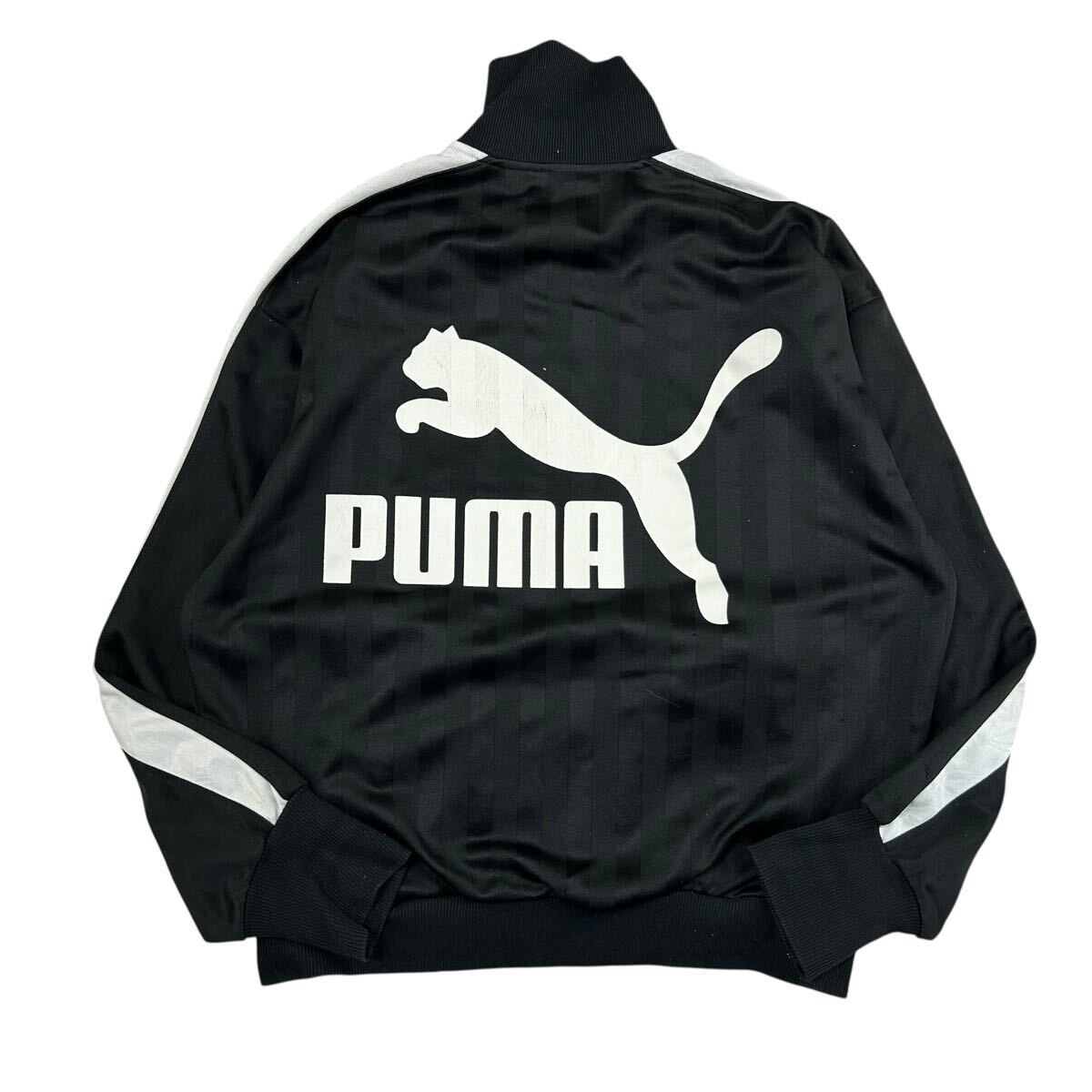 1112MS PUMA プーマ トラックジャケット ジャージ ライトアウター ジャケット ハイネック ジップアップジャケット フットサルウェア 黒_画像2