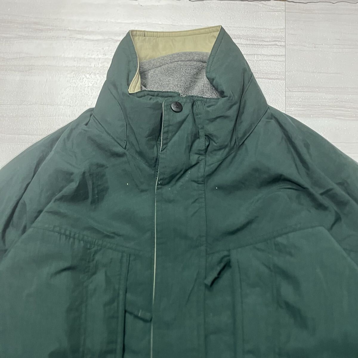 (TS1122) TARAS BOULBAタラスブルバ シェルジャケット フリース付き マルチポケット グリーン L_画像3
