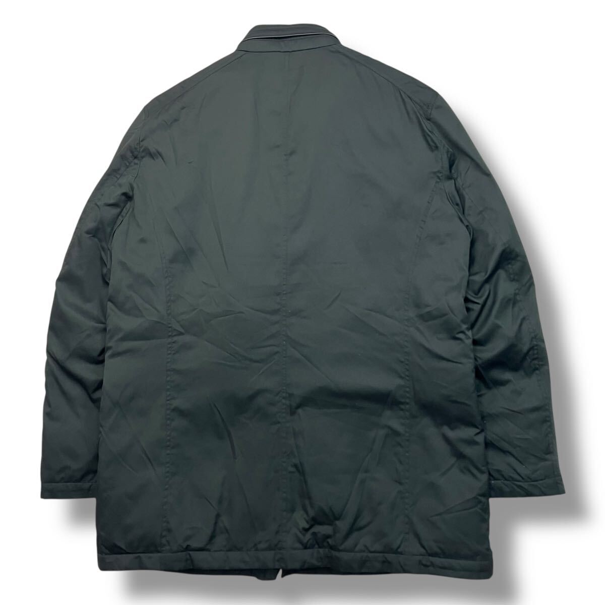  (TS1130) INTERMEZZO インターメッツォ ダウンジャケット マルチポケット フード収納 クラシック ブラック L_画像2