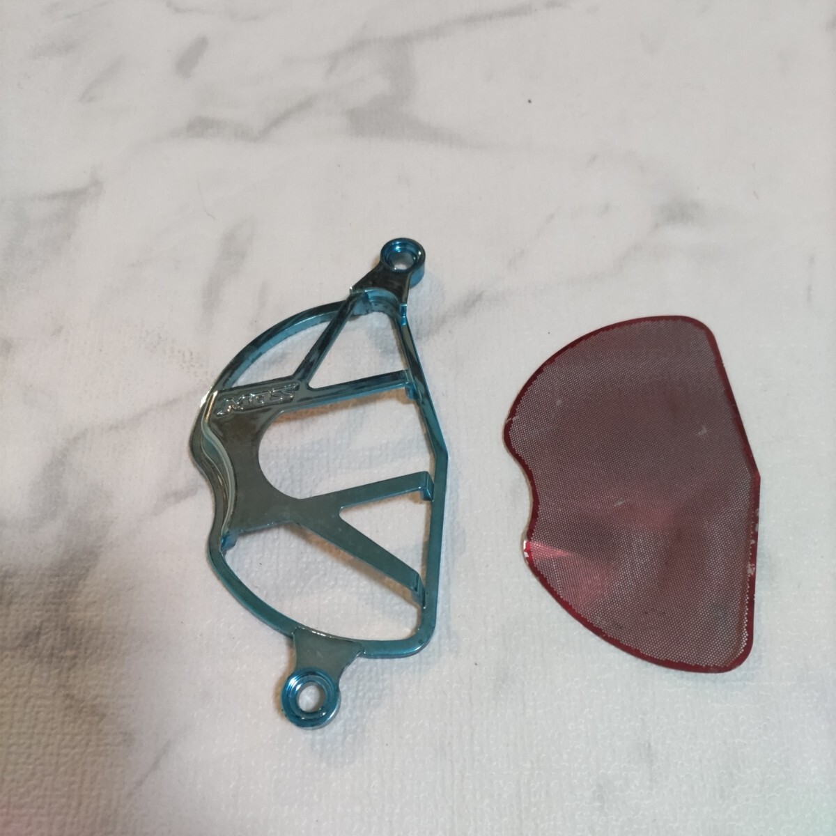 横浜発 KN企画 アドレスV125G V125 ケースフィルターカバー クランクケースカバーフィルター ブルー CF46A CF4EA スズキ ネコポス _画像1