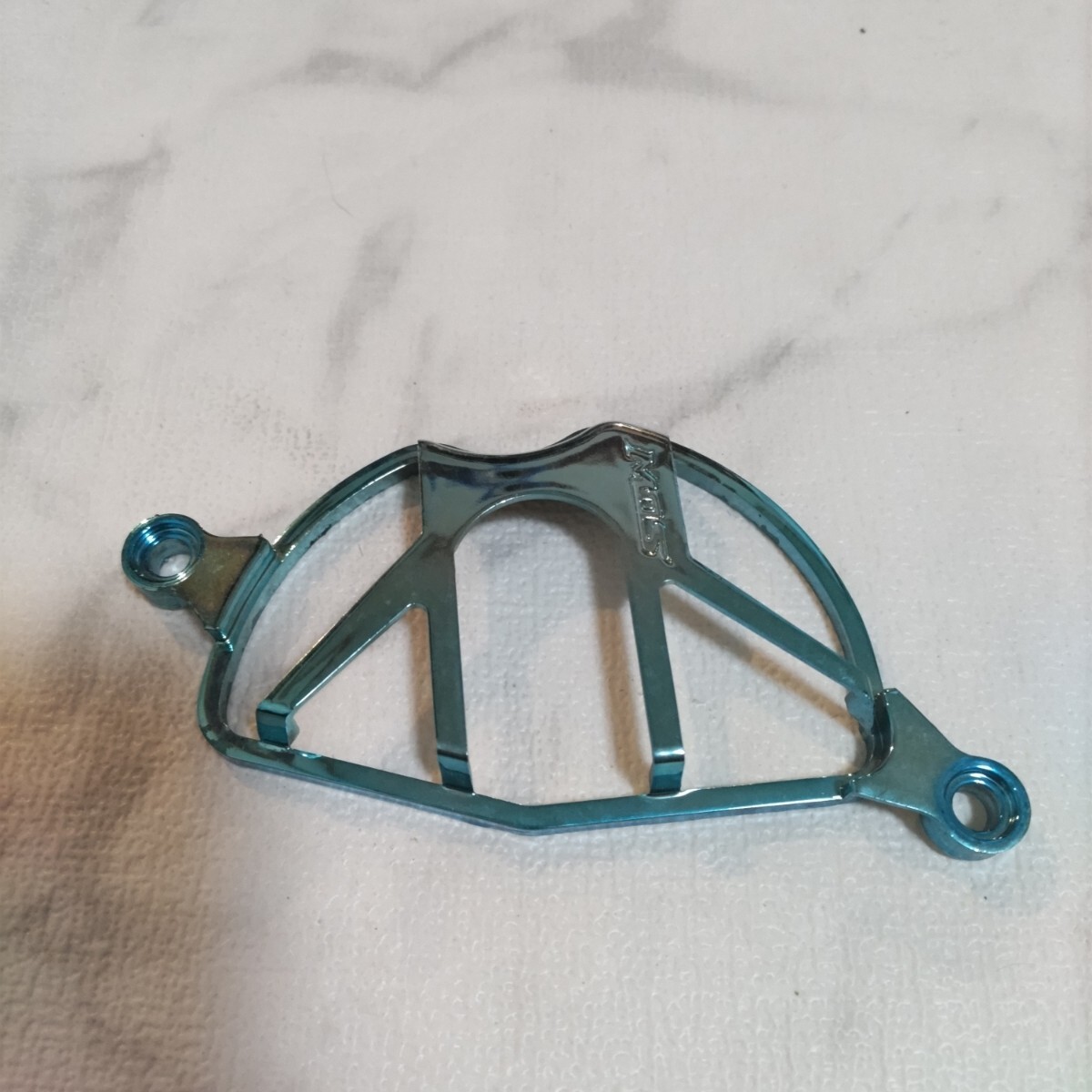 横浜発 KN企画 アドレスV125G V125 ケースフィルターカバー クランクケースカバーフィルター ブルー CF46A CF4EA スズキ ネコポス _画像2