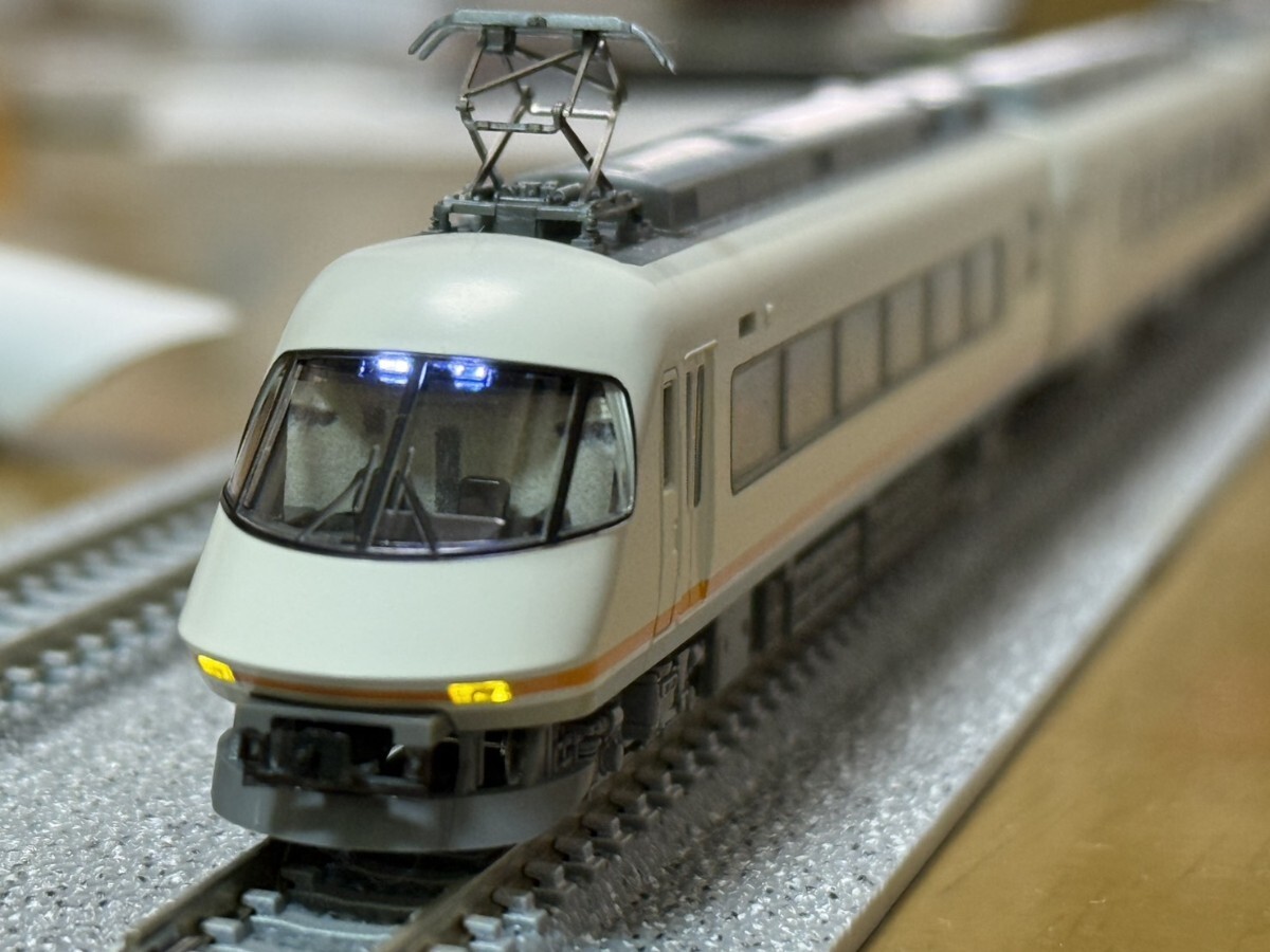 【限定品】98988近畿日本鉄道21000系アーバンライナーplus 8両セット ※前照灯LED化、モーター車12200系代用 訳あり品_画像1