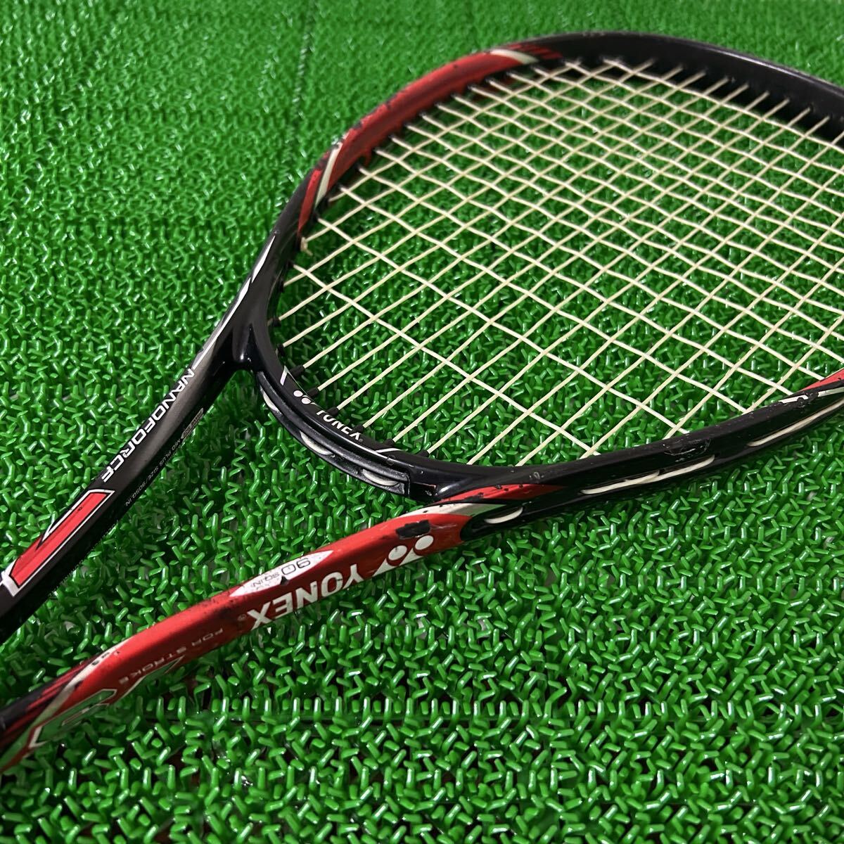 YONEX ヨネックス　ナノフォース7Ｓ　ＲＥＶ　 軟式 テニス ラケット_画像1