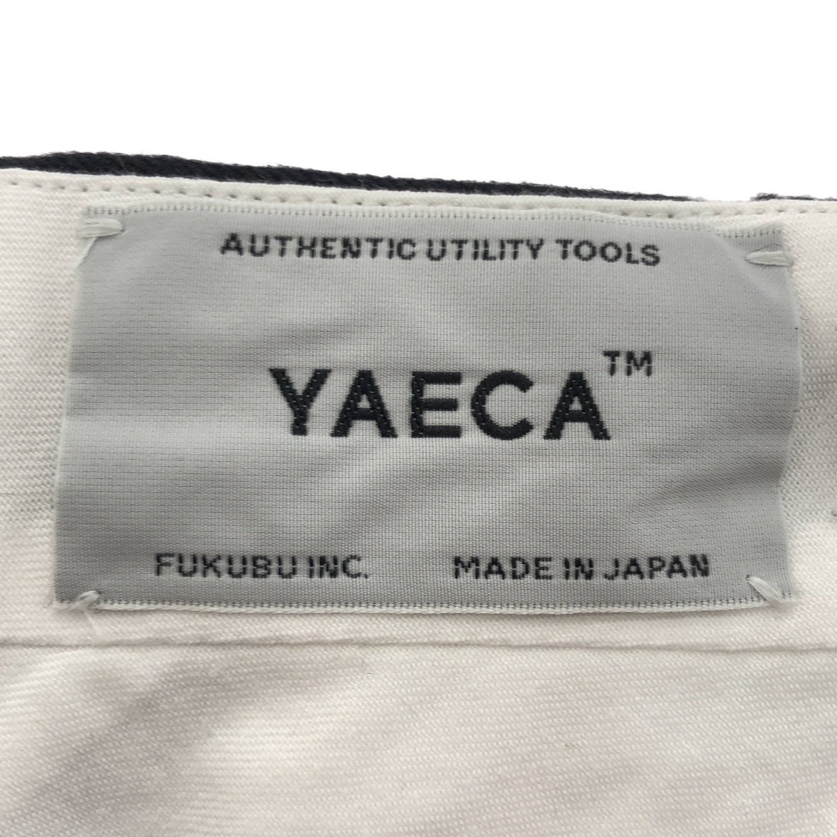 YAECA ヤエカ チノ ワイドテーパードパンツ 18652 ネイビー系 30 IT1UTCLHSIGA_画像3