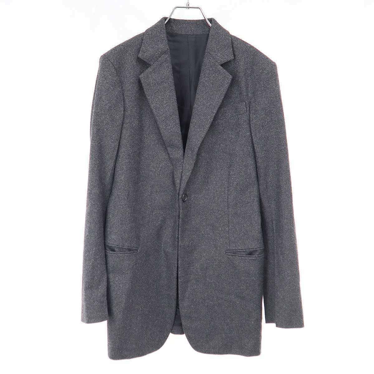 CELINE by Phoebe Philo セリーヌ フィービーファイロ 18AW メルトンベルテッドジャケット 2 5V39/325C グレー 34 IT4KJ9W467CQ_画像1