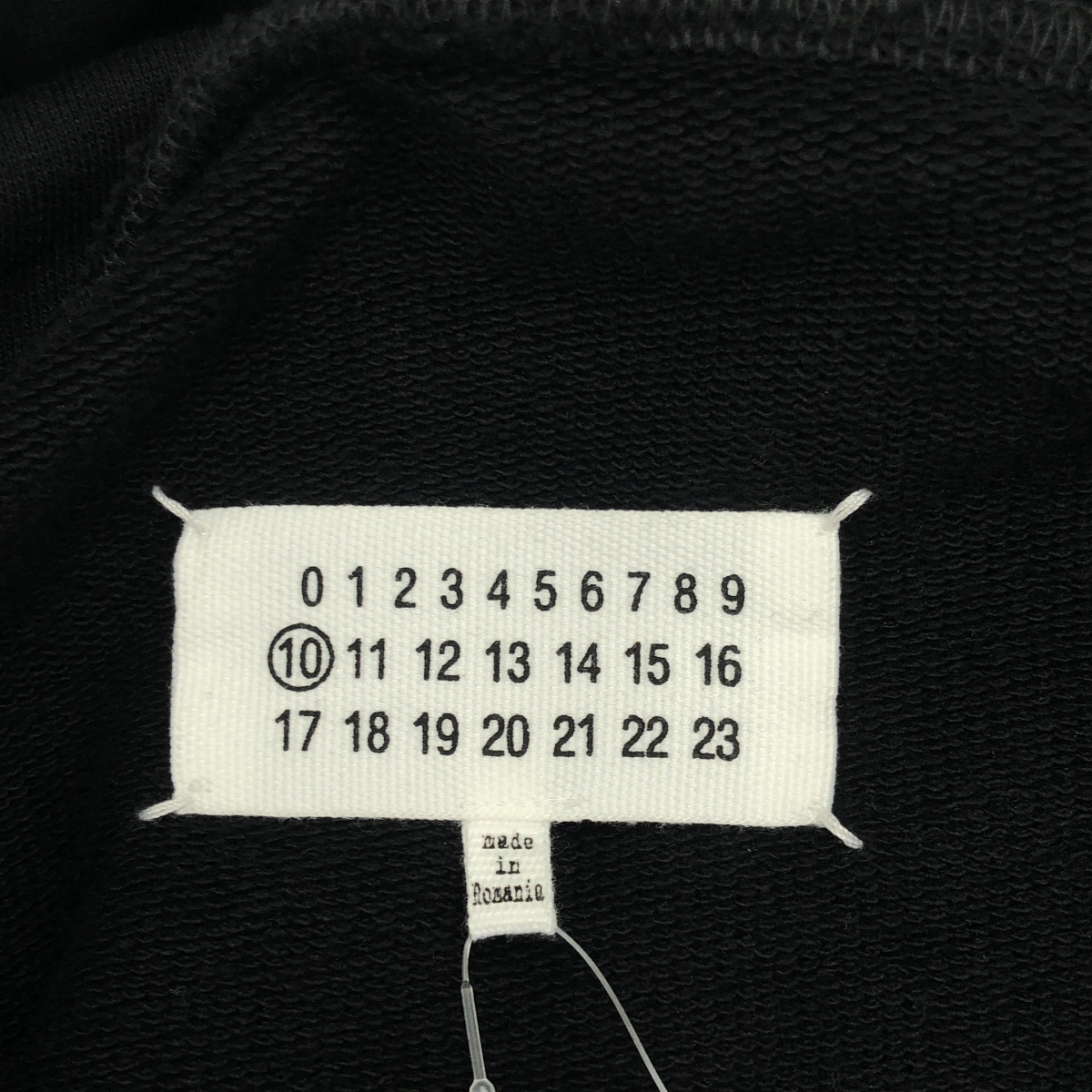 Maison Margiela10 メゾン マルジェラ 22SS リバースロゴ プルオーバースウェットパーカー S50GU0167 ブラック 52 ITKOYO7Y6SM6_画像3