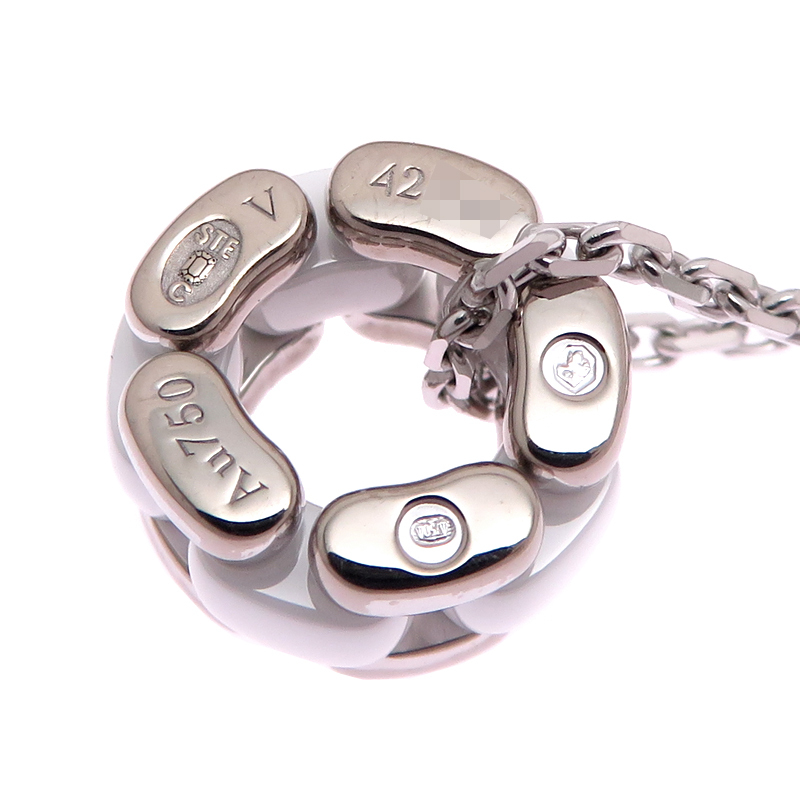 ［飯能本店］CHANEL シャネル ウルトラ コレクション J3172 ネックレス K18ホワイトゴールド レディース DH90419_画像4