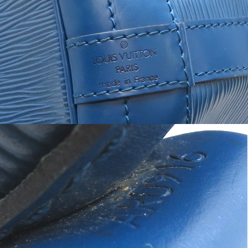 ［飯能本店］LOUIS VUITTON LV ルイ・ヴィトン ノエ M44005(廃番) ショルダーバッグ エピ トレドブルー レディース DH90486_画像9