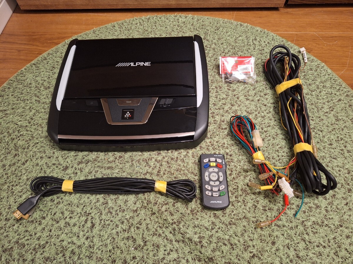 100円売切り　アルパイン　ALPINE　11.5インチ　WXGA　REAR VISION　フリップダウンモニター　PXH11X-R-B　20アルファードより取り外し_画像5