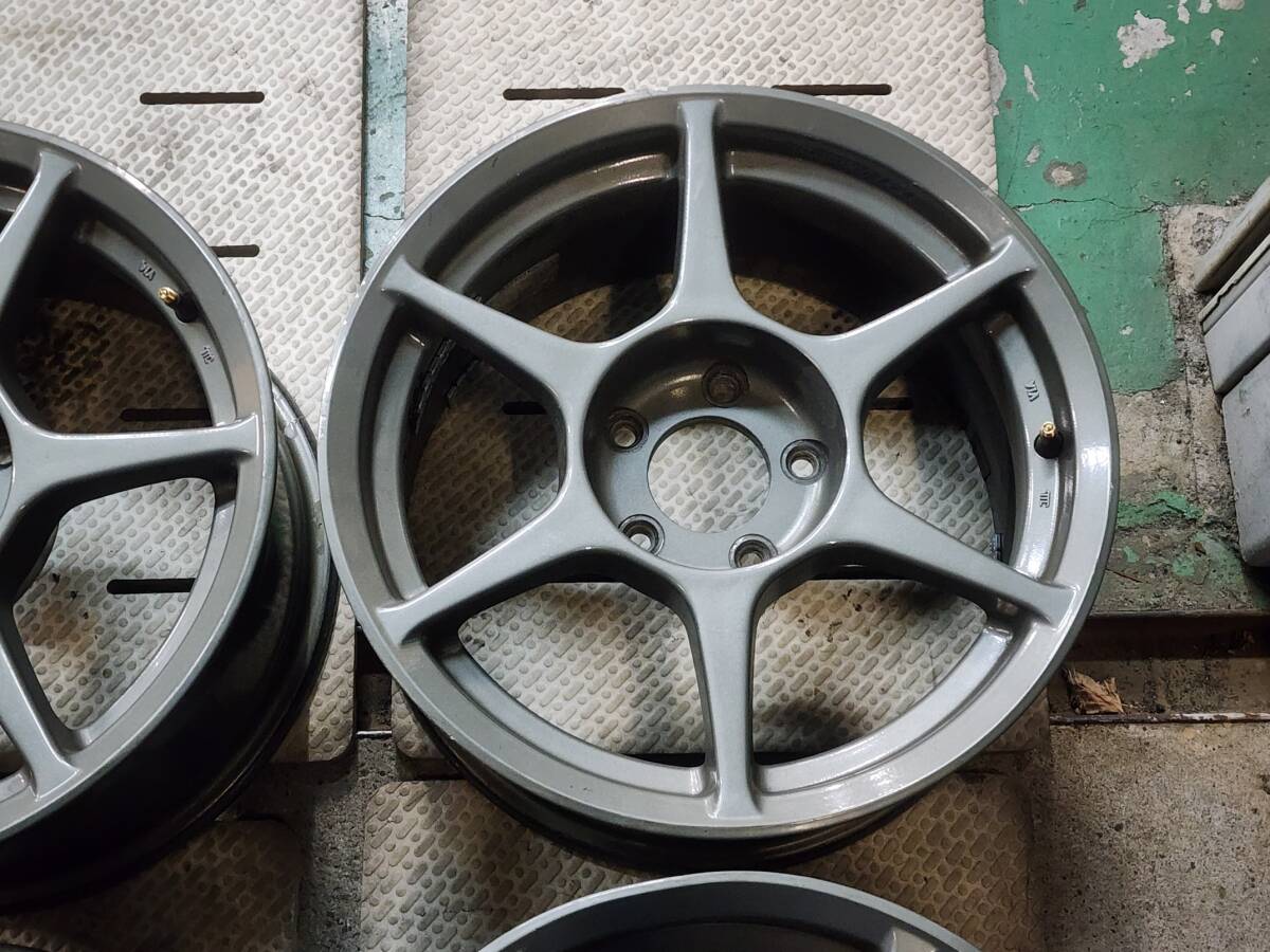 P1レーシング 16インチ 7.5J 5H-114.3 +22 ブロンズ 4本 BuddyClub バーディークラブ_画像5