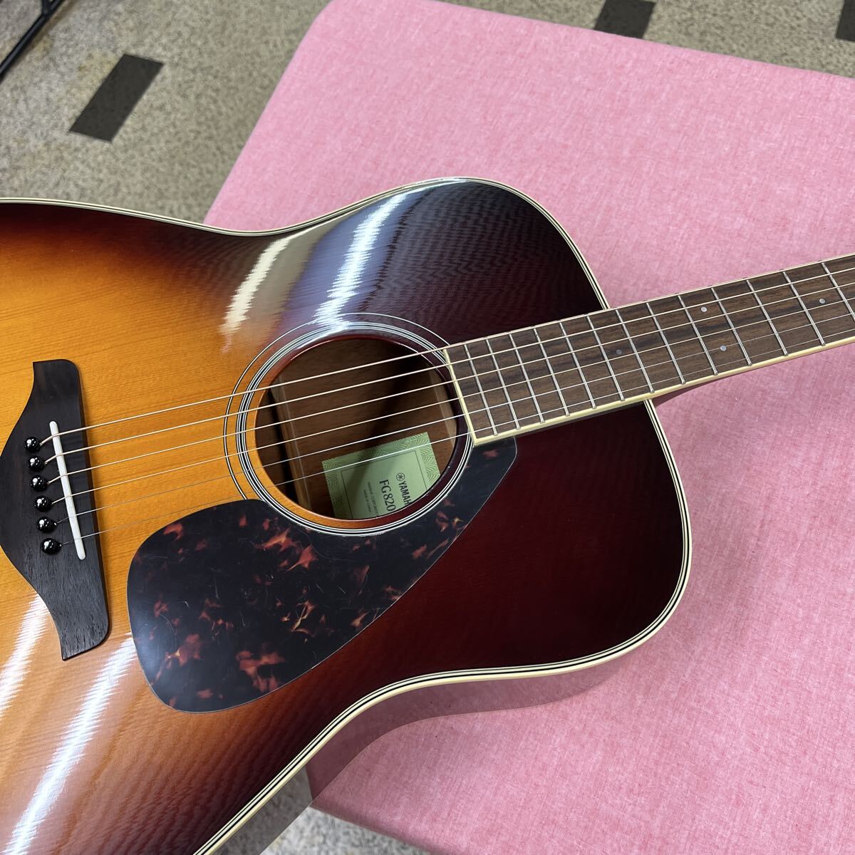 YAMAHA アコースティックギター FG820 中古 ケース付_画像7