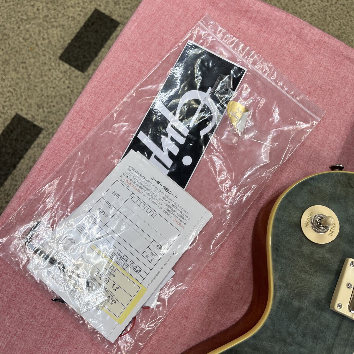 エピフォン レスポール スタンダード 60s Quilt 中古 ケース付_画像7