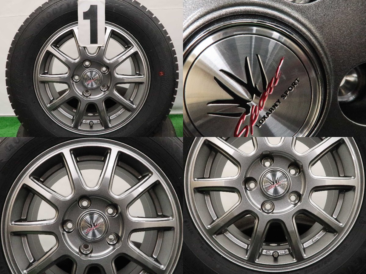 【2025年製】日産 セレナ C27 C26 C25 等 4本 ロクサーニ 15インチ 6J +43 5H 114.3 スタッドレス 未使用 GOODYEAR ICE NAVI 8 195/65R15_画像2