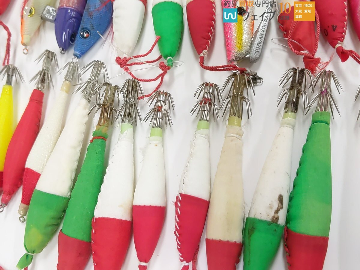 ヤマシタ バランスッテ ヨーヅリ ウルトラスッテ布巻 その他 ウキスッテ 4号 3.5号 エギ 等 計82個未使用＆中古_画像10