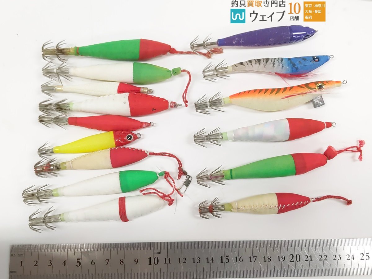 ヤマシタ バランスッテ ヨーヅリ ウルトラスッテ布巻 その他 ウキスッテ 4号 3.5号 エギ 等 計82個未使用＆中古_画像7