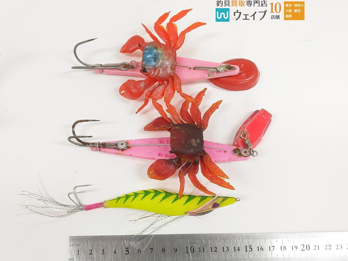 オーナー ヤマシタ その他 タコエギ タコ釣りカニ疑似餌 タコテンヤ エギ 等 計22個中古_画像4