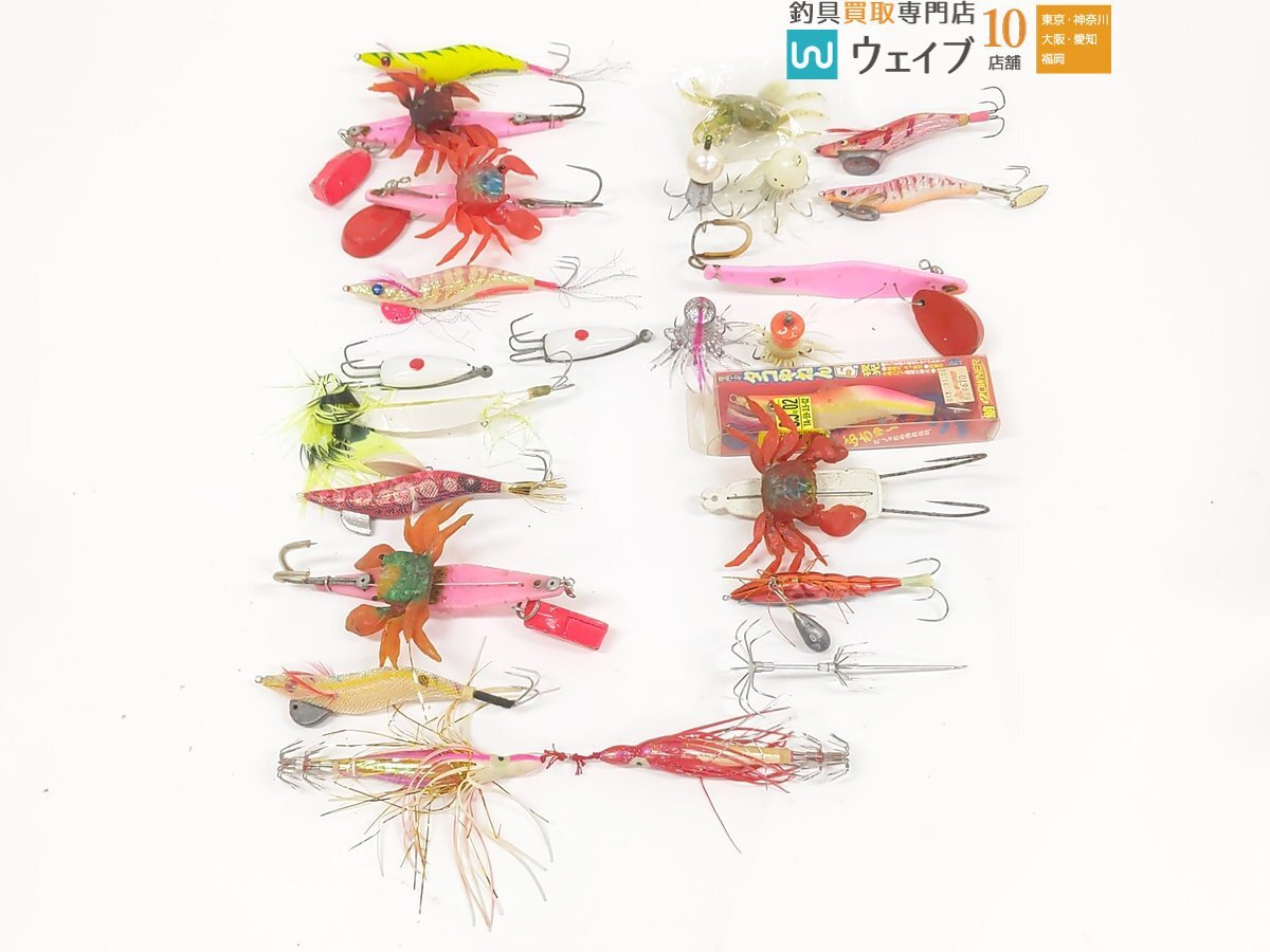 オーナー ヤマシタ その他 タコエギ タコ釣りカニ疑似餌 タコテンヤ エギ 等 計22個中古_画像1