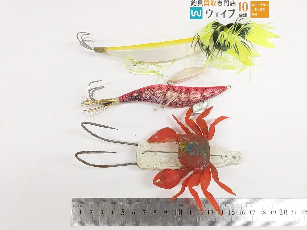 オーナー ヤマシタ その他 タコエギ タコ釣りカニ疑似餌 タコテンヤ エギ 等 計22個中古_画像6