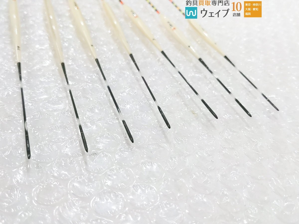 くし玉作 ヘラウキ 浮子 6・7・8・9・10・11・12 計7点_画像5