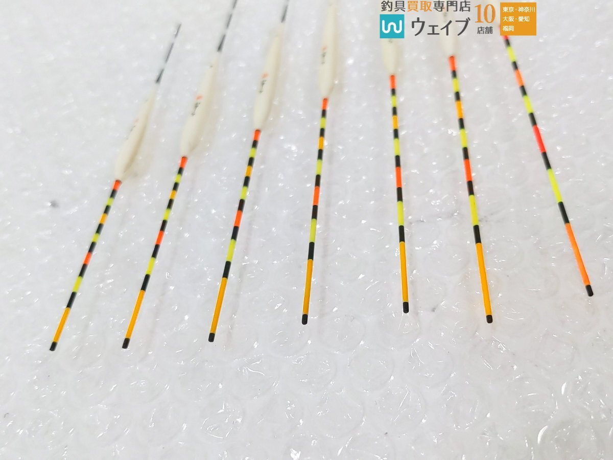 くし玉作 ヘラウキ 浮子 6・7・8・9・10・11・12 計7点_画像4