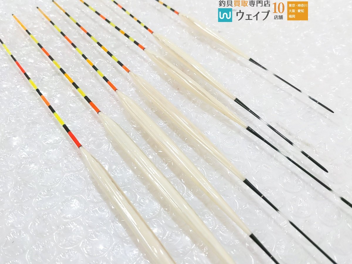 くし玉作 ヘラウキ 浮子 6・7・8・9・10・11・12 計7点_画像7