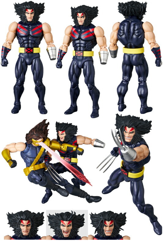 新品 MEDICOM TOY MAFEX No.249 WEAPON X AGE OF APOCALYPSE Ver. メディコムトイ マフェックス X-Men_画像2