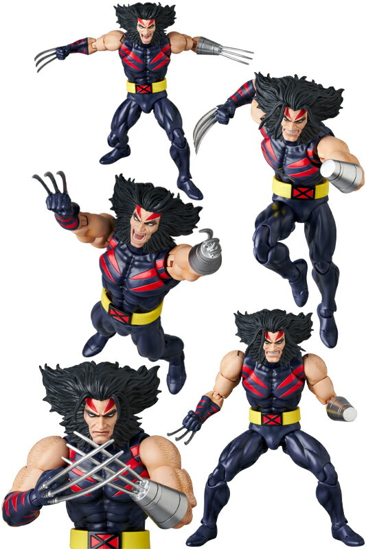 新品 MEDICOM TOY MAFEX No.249 WEAPON X AGE OF APOCALYPSE Ver. メディコムトイ マフェックス X-Men_画像3