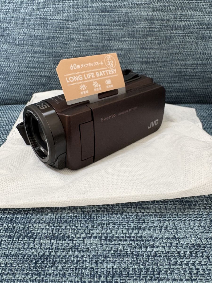 【美品】JVC ケンウッド　Everio GZ-F270 ビデオカメラ　液晶プロテクター+ SDカード付き_画像2